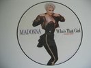 madonna RARE U.K. WHOS THAT GIRL PICTURE DISC RECORD