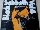 BLACK SABBATH group autographed signed ALBUM / LP w/COA