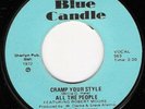 Funk 45 ALL THE PEOPLE Cramp Your Style on Blue Candle
