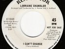 Northern Soul 45 LORRAINE CHANDLER I Can't Change RCA