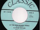 Rockabilly 45- R. DEAN TAYLOR on CLASSIC Canada  HEAR 