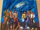 THE JACKSONS group autographed signed ALBUM / LP w/COA