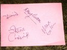 T Rex - Marc Bolan signed autograph page from 1974 RARE