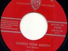 TROYCE KEY -WATCH YOUR MOUTH -ROCKABILLY - 1959  NM