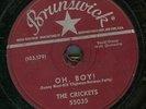 78-ROCK-BUDDY HOLLY/CRICKETS- BRUNSWICK-OH BOY-CLASSIC