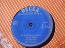 BILLY FURY   CHRISTMAS  PRAYER ONE SIDED DEMO