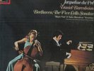 BEETHOVEN CELLO SONATAS COMPLETE EMI ed1 UK  DU PRE
