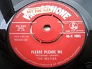 BEATLES PLEASE PLEASE ME 1963 RED LABEL FACTORY SAMPLE