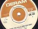 BARRY MASON RARE UK DERAM 45 OVER THE HILLS & FAR AWAY
