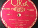 GEORGE MCCLENNON JAZZ DEVILS OKEH Cotton Club 78RPM