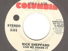 RICK SHEPPARD   Can We Share it   NORTHERN SOUL 45