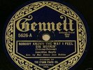 BLUES 78 - JOSEPHINE BEATTY GENNETT 5626 RARE
