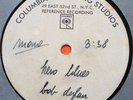 BOB DYLAN   -HERO BLUES-   COLUMBIA ACETATE