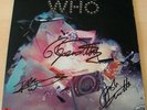 THE WHO group autographed signed ALBUM / LP w/COA