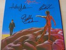 RUSH group autographed signed ALBUM / LP w/COA