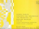 BERNARD MICHELIN - GEORGE BARATI CELLO CONCERTO