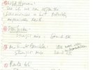 ROLLING STONES MICK JAGGER HAND WRITTE SET LIST 1976
