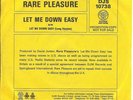 70's MODERN SOUL 45 - RARE PLEASURE - LISTEN