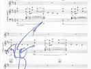 DAVID BOWIE SIGNED SHEET MUSIC W/COA  - ALADDIN SANE