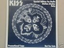 KISS  PROMOTIONAL COPY ROCK AND ROLL OVER LP & STICKER