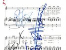 SEX PISTOLS FULLY SIGNED SHEET MUSIC W/COA  - VACANT
