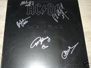 Signed Autographed AC DC ACDC Vintage LP Album x 5 &COA
