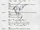 DAVID BOWIE ALADDIN SANE SHEET MUSIC SIGNED W/COA