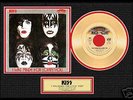 Kiss I was made 24 Karat Gold Single Award Gene Simmons