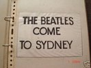 BEATLES AUSTRALIAN TOUR - BLACK AND WHITE PHOTOS ALBUM