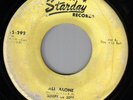 ROCKABILLY 45 SLEEPY LABEFF STARDAY 292 ALL ALONE