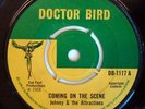JOHNNY & ATTRACTIONS 45 COMING ON THE SCENE, RARE UK