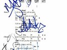 THE SMITHS FULLY SIGNED SHEET MUSIC W/COA - HALF A