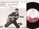 TRES RARE EP :  HALLYDAY écrit  HALLIDAY  ( 2ème poch )