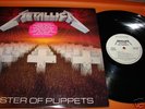 Metallica-Master Of Puppets-White Label Promo-w/sticker