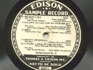 1926 EDISON DEALERS SAMPLE RECORD #13 - with LP sleeve