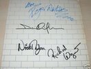PINK FLOYD group autographed signed ALBUM / LP w/COA