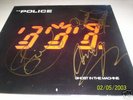 HAND SIGNED POLICE LP,STING,STEWART,ANDY C/W COA
