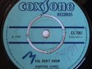 RIGHTEOUS FLAMES 45 YOU DON'T KNOW, RARE JAMAICA REGGAE