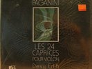 Devy ERLIH: Paganini 24 Caprices for violin 2LP SEALED