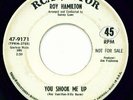 ROY HAMILTON -RCA 9171- You Shook Me Up- NORTHERN DJ 45