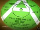 Four Tops-Its All In The Game-Rare Promo 7