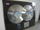 Roy Orbison Double Platinum Disc framed BPI certified
