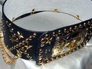 ELVIS GOLD EAGLE BELT FOR BLACK  CONCERT JUMPSUIT (WOW)