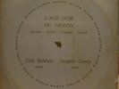BOBESCO/Genty: Handel/Leclair/Veracini STEREO LP N-MNT