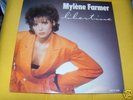 RARE MAXI 45 TOURS  MYLENE FARMER  VESTE ORANGE    1986