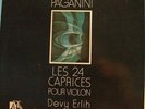 Devy ERLIH: Paganini 24 Caprices for violin 2LP N-MINT