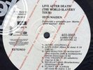 IRON MAIDEN Live After Death, Vol.1 PROMO LP ECUADOR