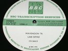 LABI SIFFRE   Humphrey LYTTLETON   BBC Transcription