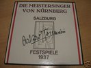 Wagner Die Meistersinger Salzburg Festspiele 1937 LP