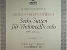 Fournier: Bach Cello Suites: DG / Archiv 3LP box set